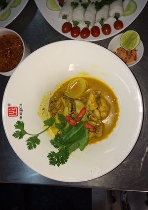 Hình của món Cari ếch.