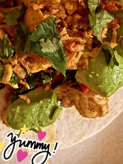 Foto de Tacos Mexicanos de Frango e Abacate