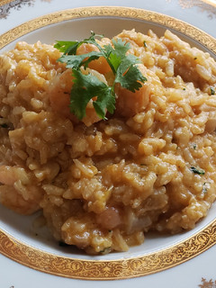 Una foto de Risotto de Camarones