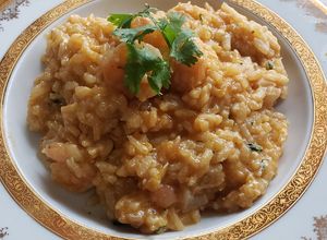 Una foto de Risotto de Camarones