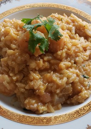 Una foto de Risotto de Camarones