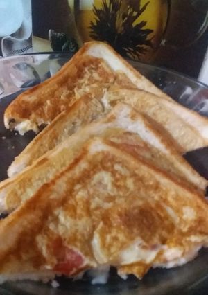 A picture of Cheese And Egg toast.
