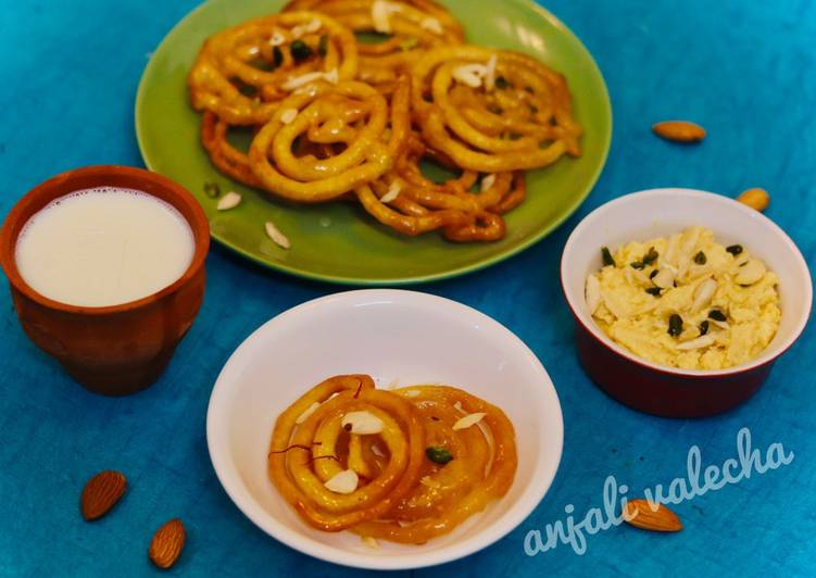 Easiest Way to Prepare Ultimate Doodh Jalebi/ Rabri Jalebi