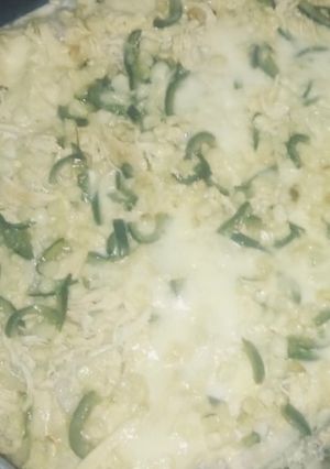 Una foto de Pastel azteca poblano
