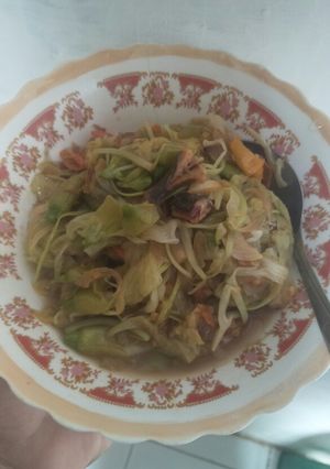 Foto resep Oseng kembang Turi + ikan asin