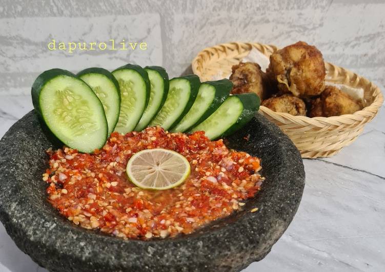 Resep Sambal Korek ala H. Slamet yang Bikin Ngiler