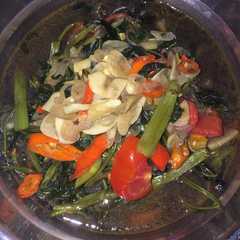 รูปของ Cah kangkung saus tiram pedas