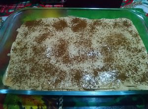 Una foto de Tiramisú de Arequipe de café