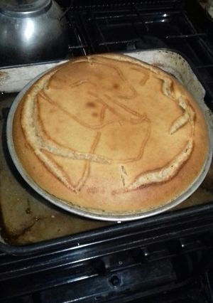 Una foto de Budín de pan fácil, económico y esponjoso