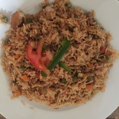 A picture of Pilau chicken.