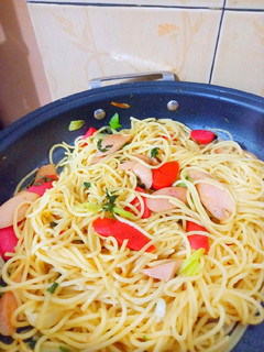 Foto resep Spagetti Aglio Olio