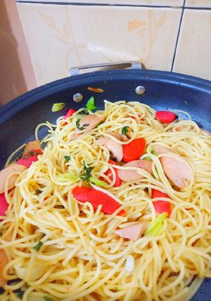 Foto resep Spagetti Aglio Olio