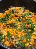 Garbanzos con espinacas