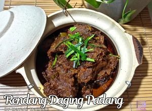 Gambar Rendang Daging Padang