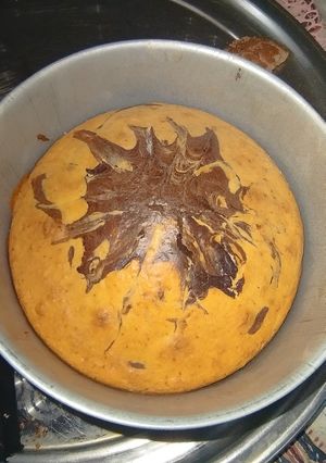 عکسی از دستور کیک هل و کاکائو