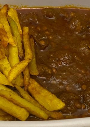 عکسی از دستور خورشت آلو