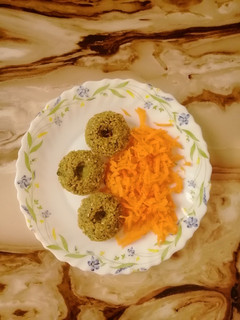 صورة لوصفة فلافل بالحمص المجروش 😋