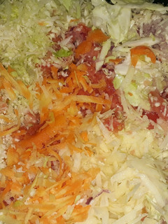 صورة لوصفة غراتان الخضر المبشورة 🍎🥕🥔🥚