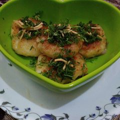 Potato cheese tikki A picture of Potato cheese tikki.