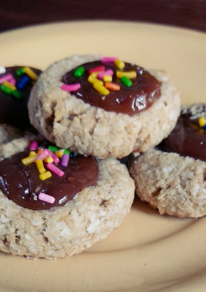 Una foto de Galletitas de avena y coco (tipo pepas)
