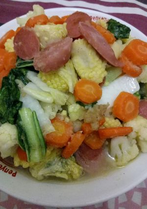 Foto resep Capcay sosis