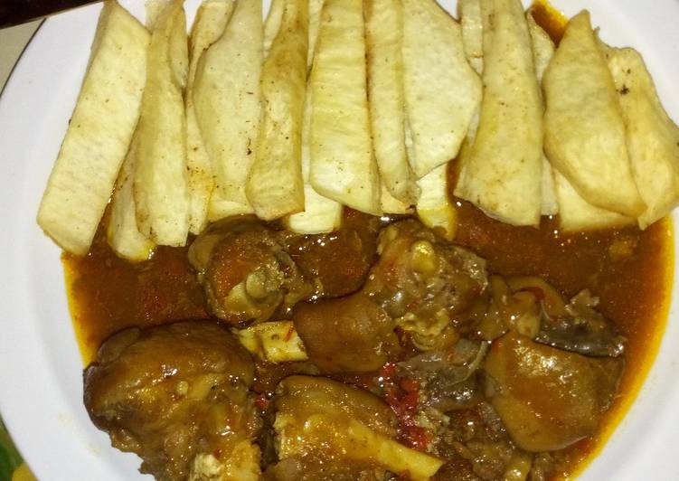 Recipe of Homemade Fried yam | Satisfyingrecipe.web.app