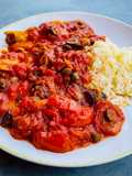 Filetti di merluzzo al pomodoro e olive