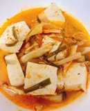 Canh kim chi cá ngừ