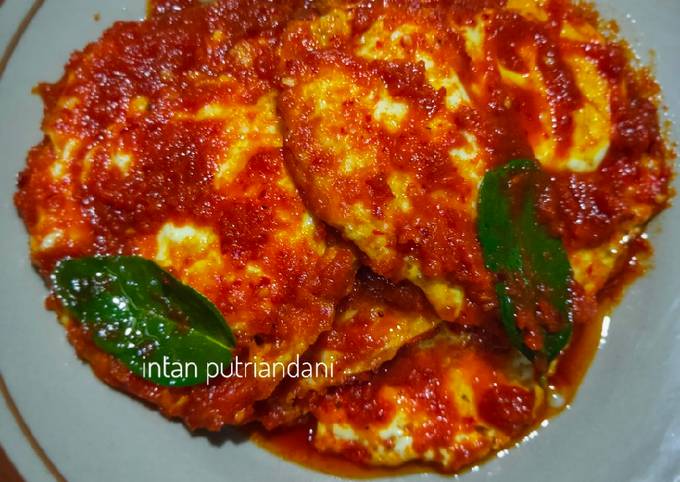 Resep Telur ceplok balado #37 Anti Gagal