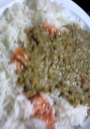 A picture of Stewed green grams.