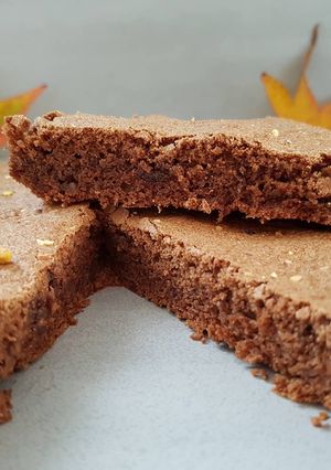 Une photo de Gâteau noisettes chocolat