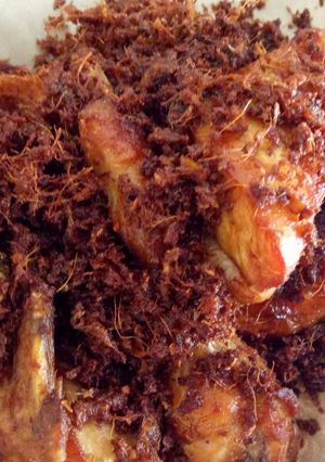 Foto resep Ayam serundeng LAOS (simple)