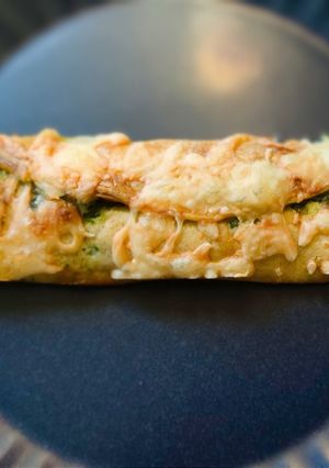 🌿 Spenótos - sajtos rakott palacsinta (sütőben pirítva) 🧀 recept fotója