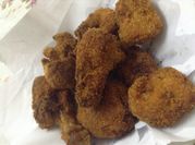 A picture of fried chicken breadcrumbs