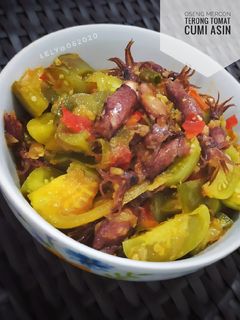 Foto resep Oseng Mercon Terong Tomat Cumi Asin