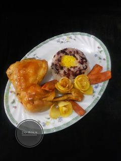 عکسی از دستور زرشک پلو با مرغ