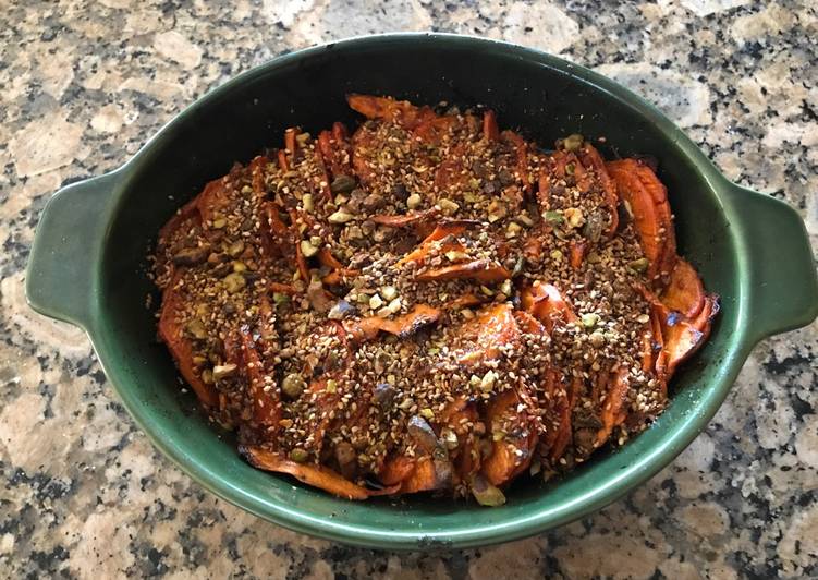 Recipe of Quick Shingled sweet potatoes with Harissa