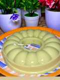 Puding chocolatos matcha