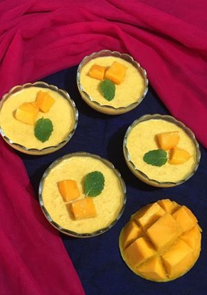 A picture of Mango Custard.
