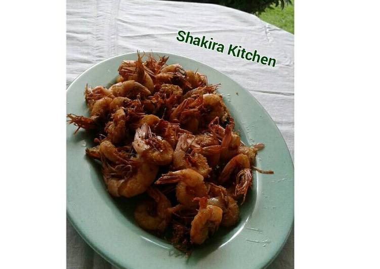 Cara Gampang Membuat Udang goreng Anti Gagal