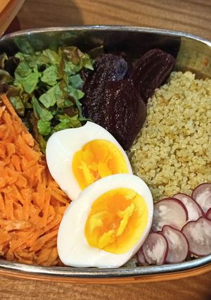 Una foto de Lunch box con quinoa