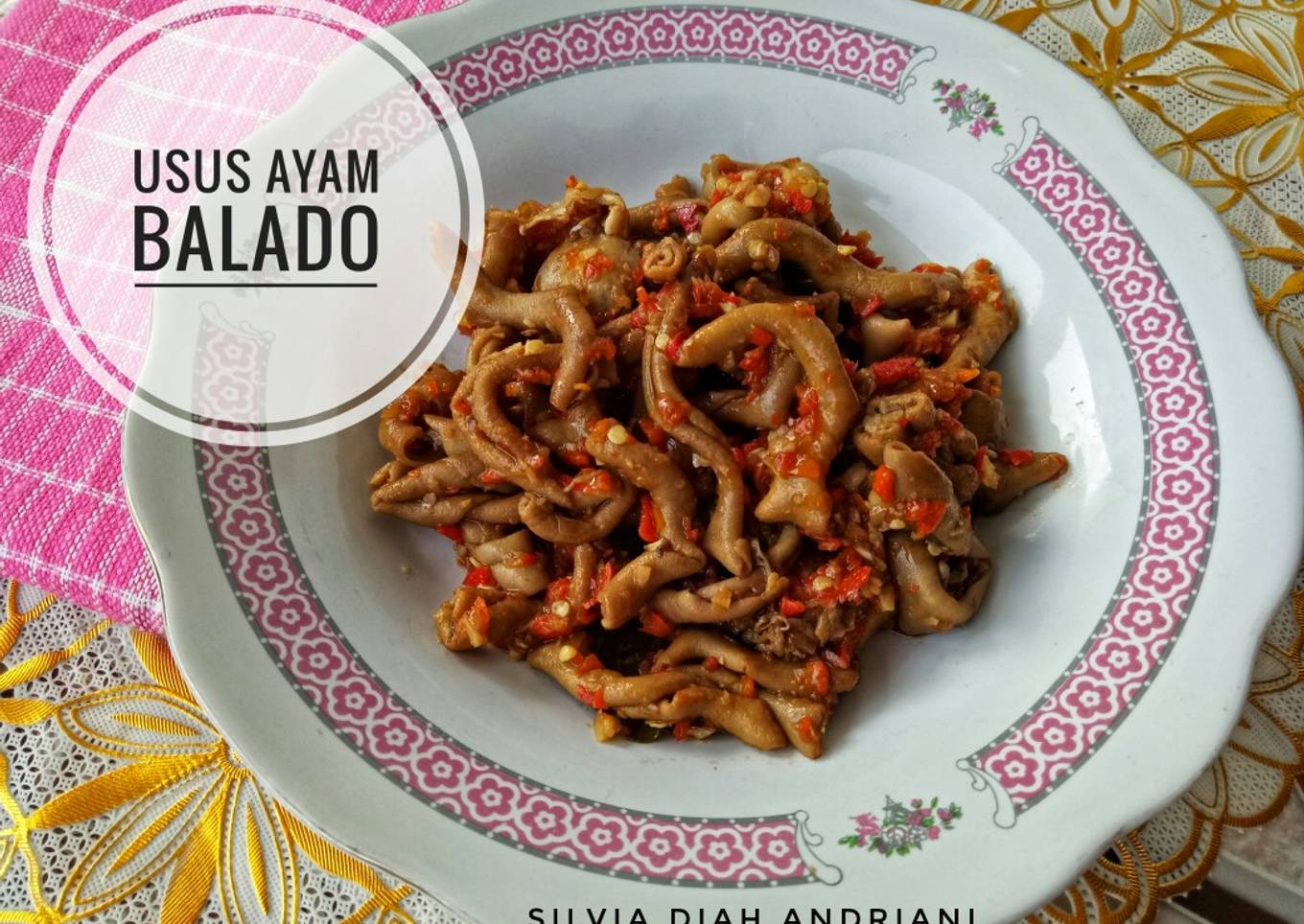 Usus Ayam Balado