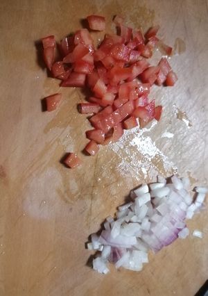 Una foto de Huevos rancheros