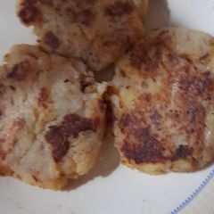 A picture of Yummy potato 🥔 cutlet.