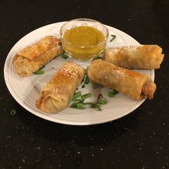 A picture of Cheese Steak Egg Rolls.