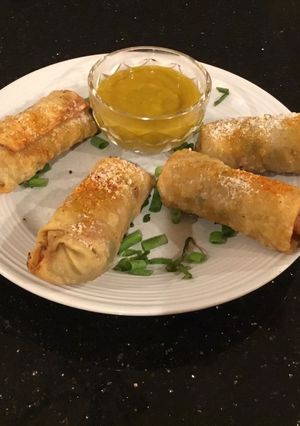 A picture of Cheese Steak Egg Rolls.