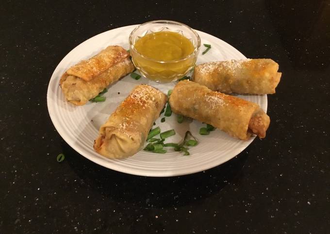 Steps to Make Jamie Oliver Cheese Steak Egg Rolls