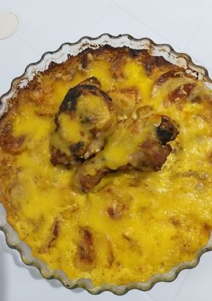 صورة لوصفة غراتان بطاطا بالدجاج