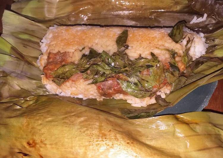 Cara mudah memasak Nasi Bakar Ati Ampela, Lezat Sekali