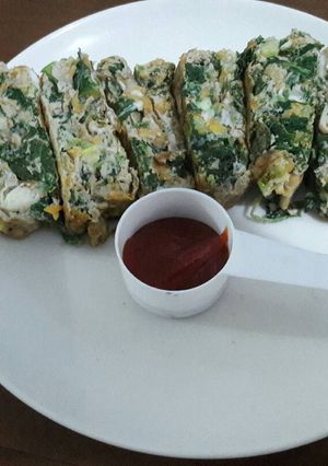 Foto resep Omlet sayur sehat